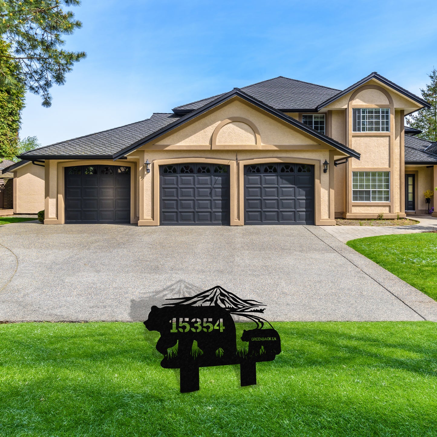 Wilderness Metal Address Sign