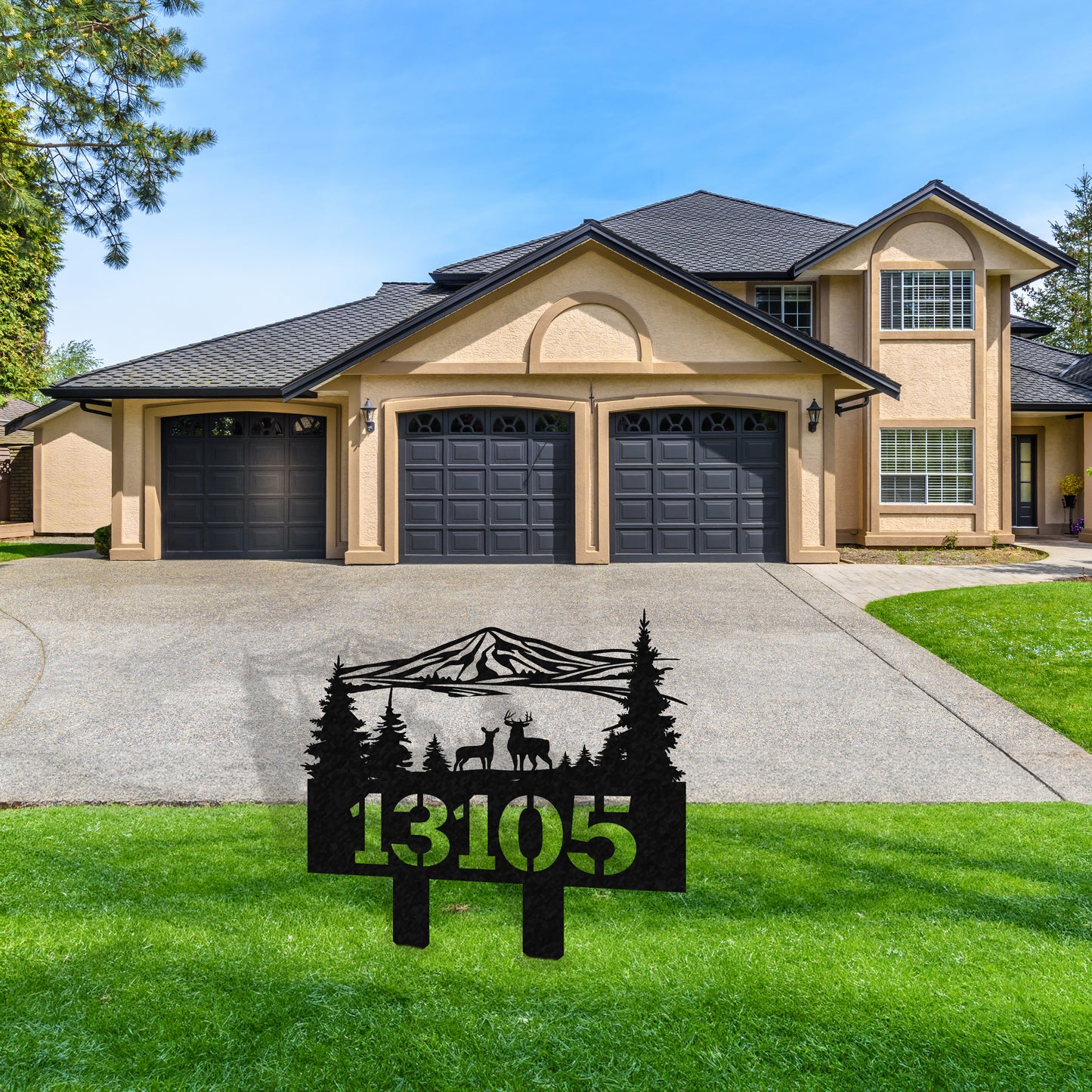 Wilderness Metal Address Sign