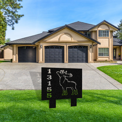 Wilderness Metal Address Sign