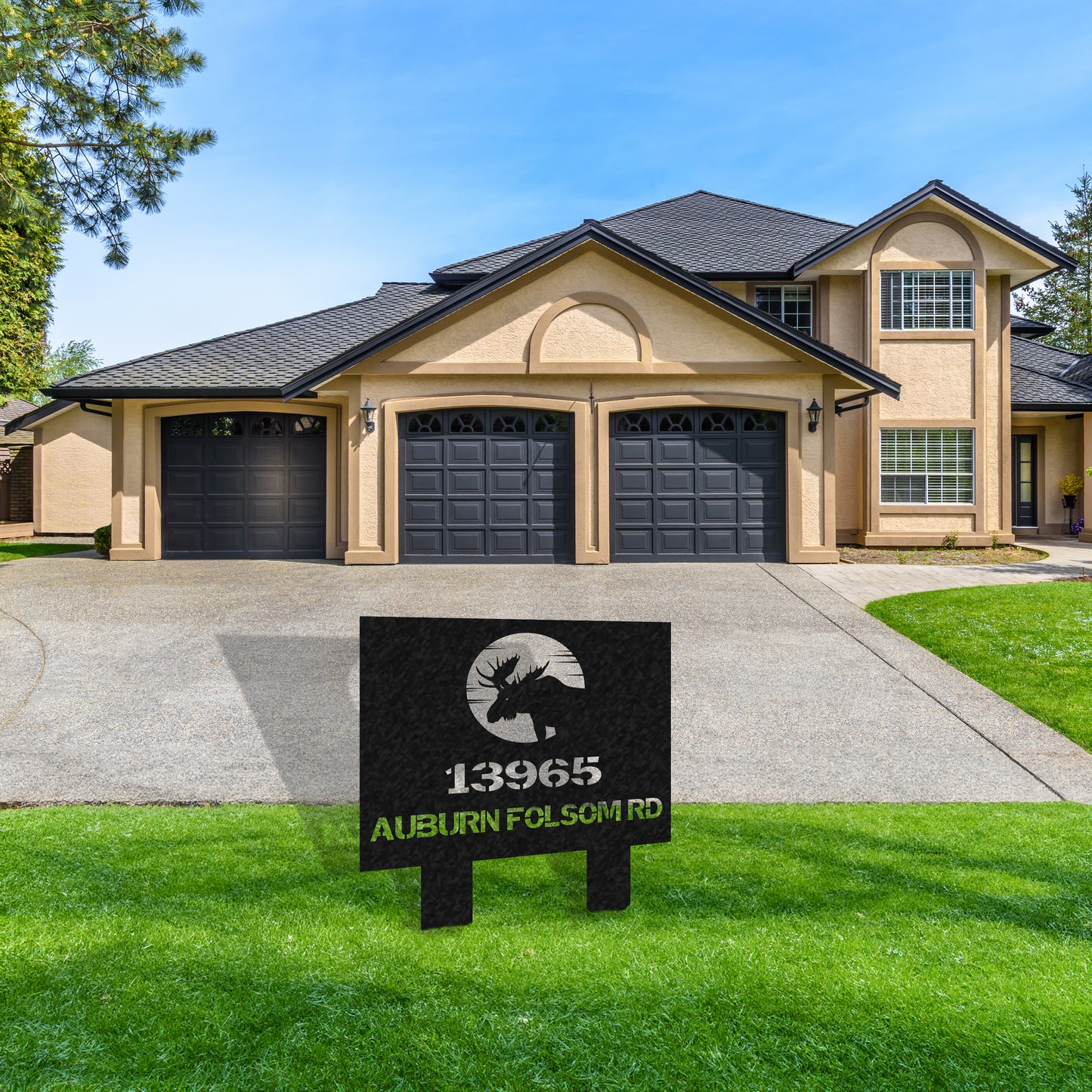 Wilderness Metal Address Sign