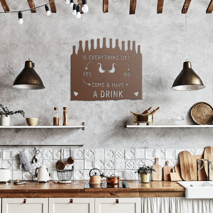 is_everything_ok_metal_sign_wine_Copper_Rustic_Kitchen_Mockup.png