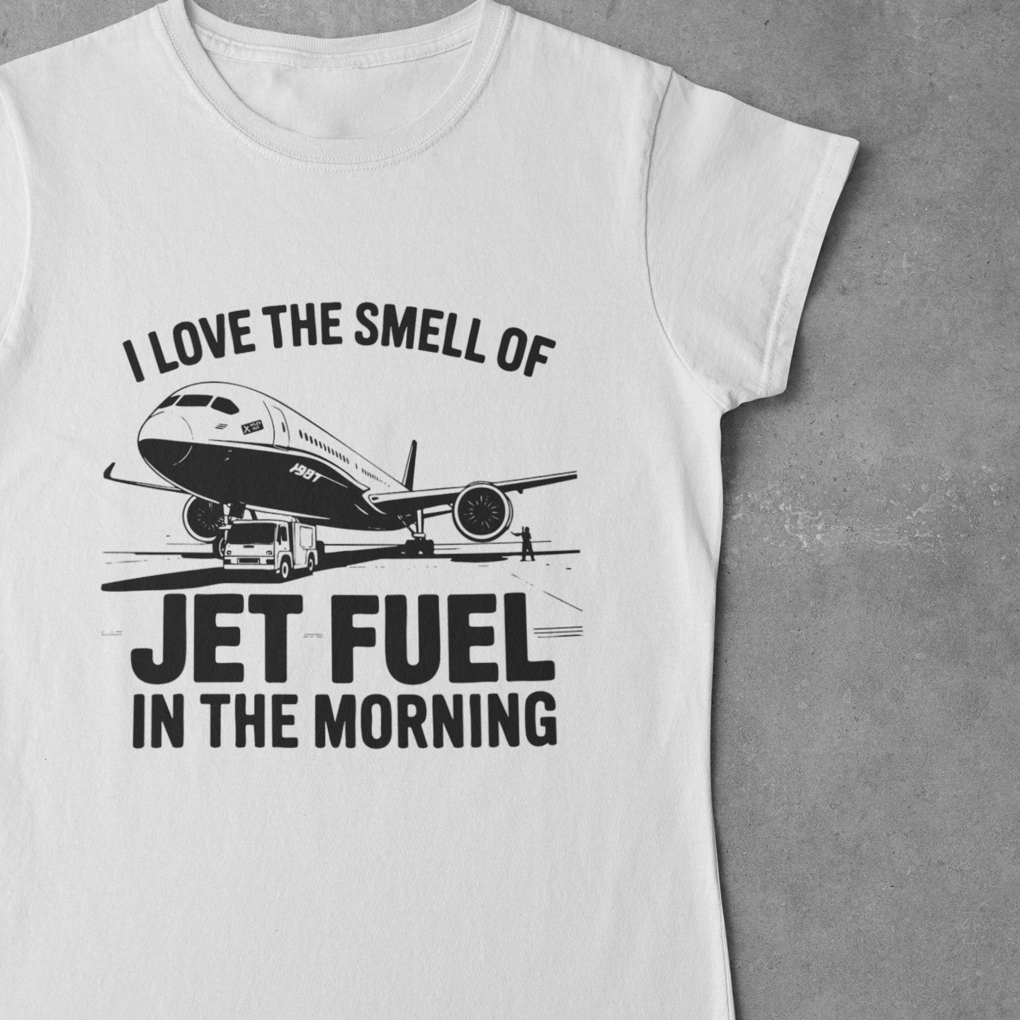 I love the smell of jet fuel in the morning