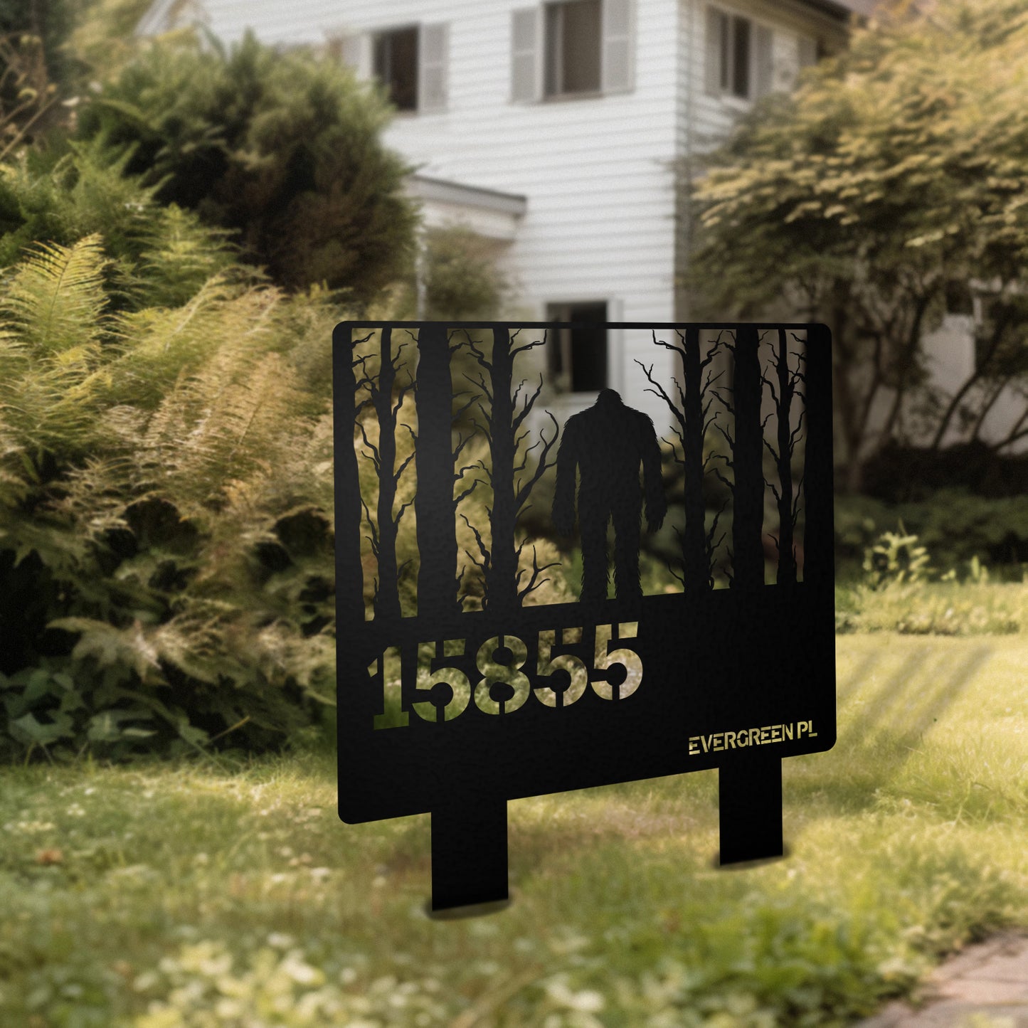 Bigfoot Address House sign