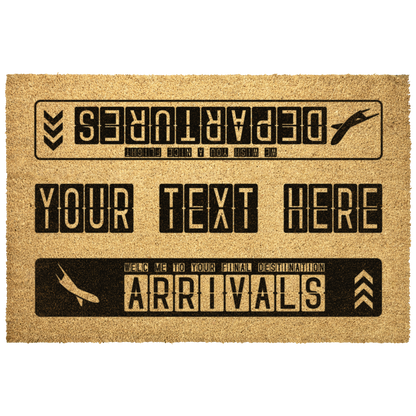 Custom Aviation Doormat