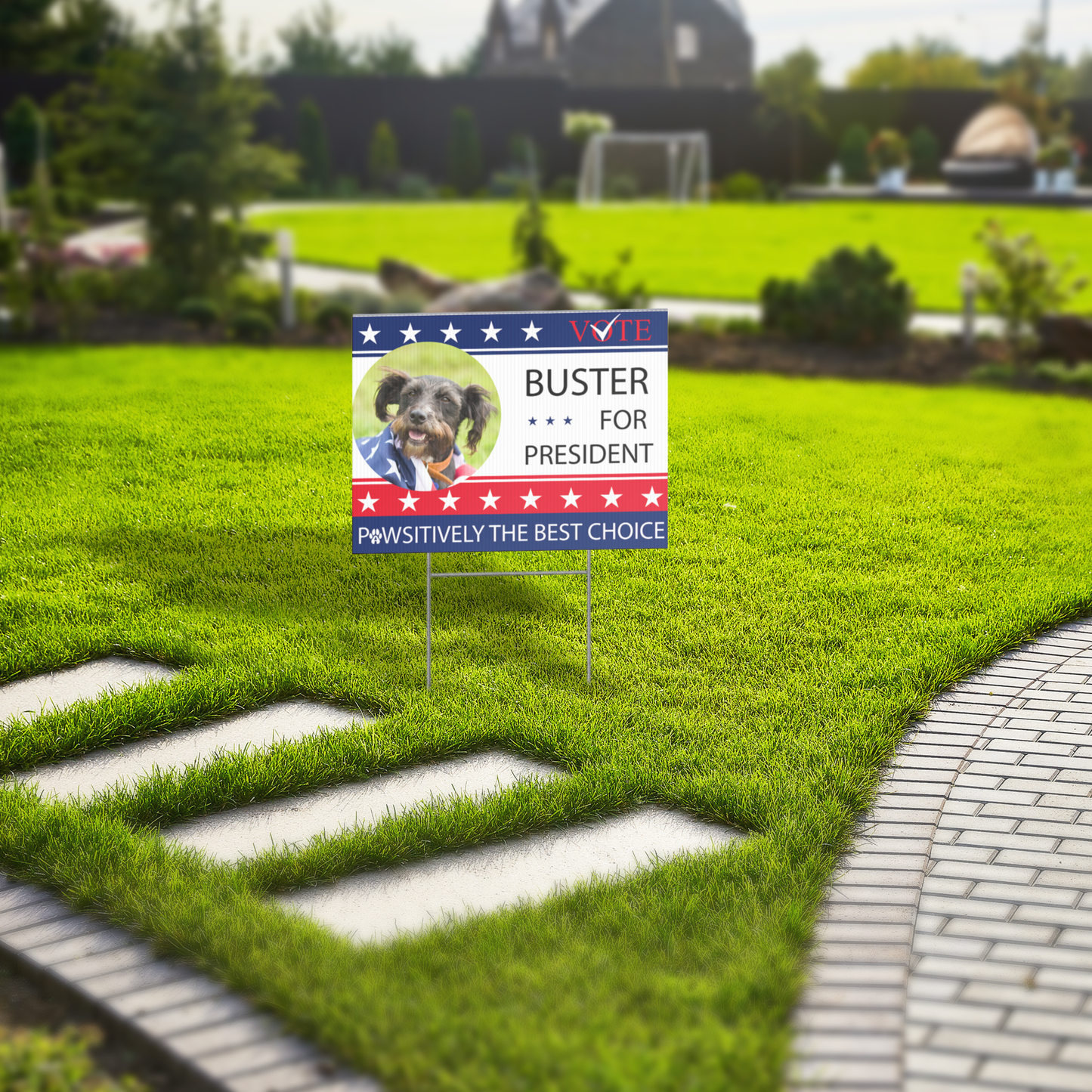 Dog Election Yard Sign