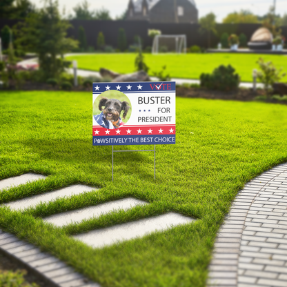 Dog Election Yard Sign