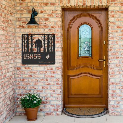 Bigfoot Address House sign