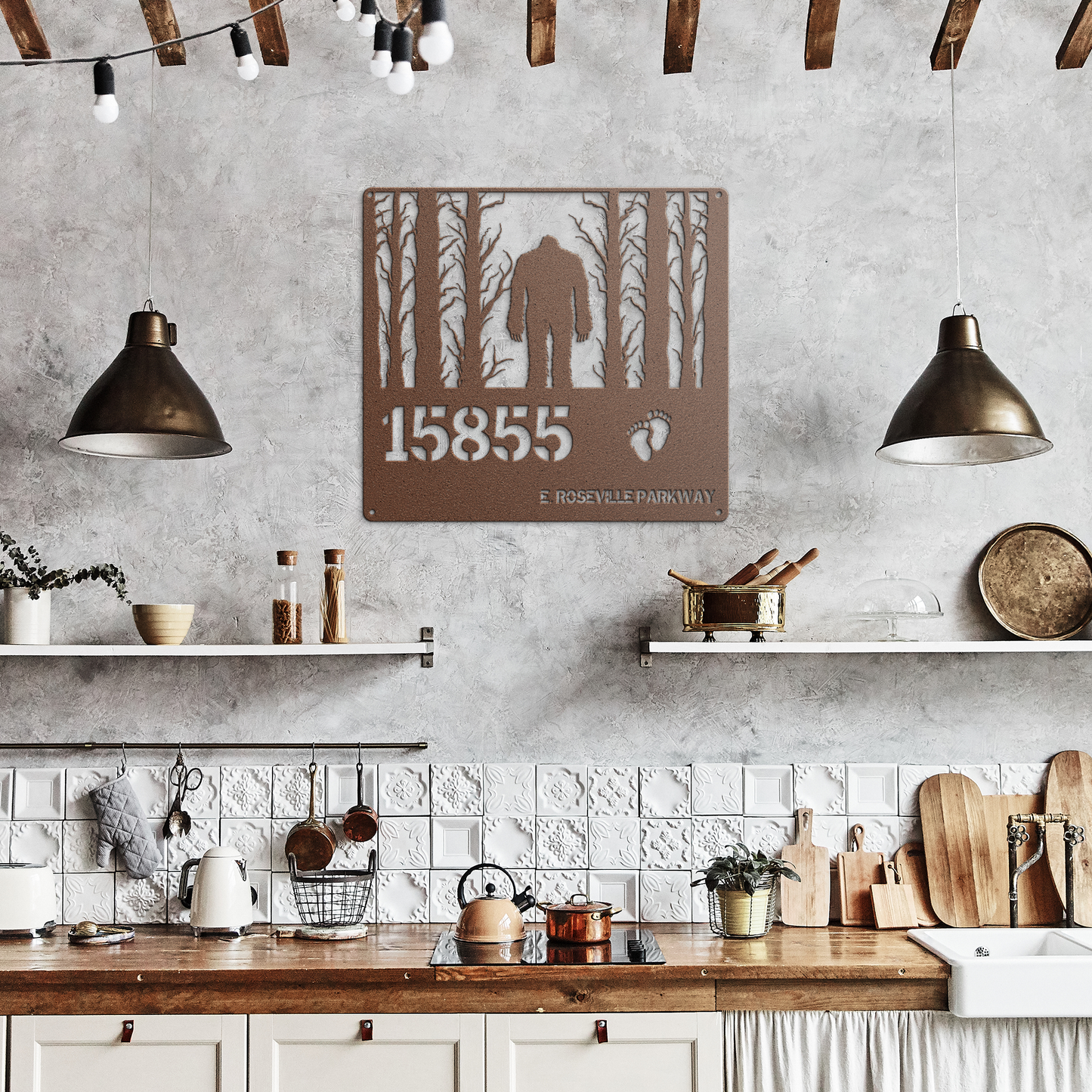 Bigfoot Address House sign