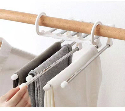 5 in 1 Pants Rack Hangers