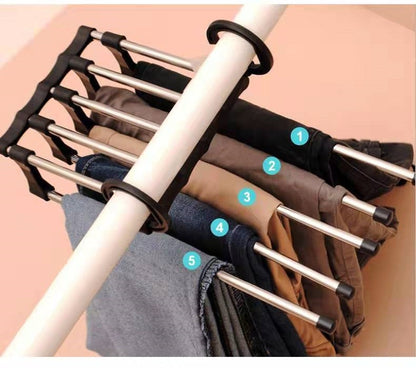 5 in 1 Pants Rack Hangers